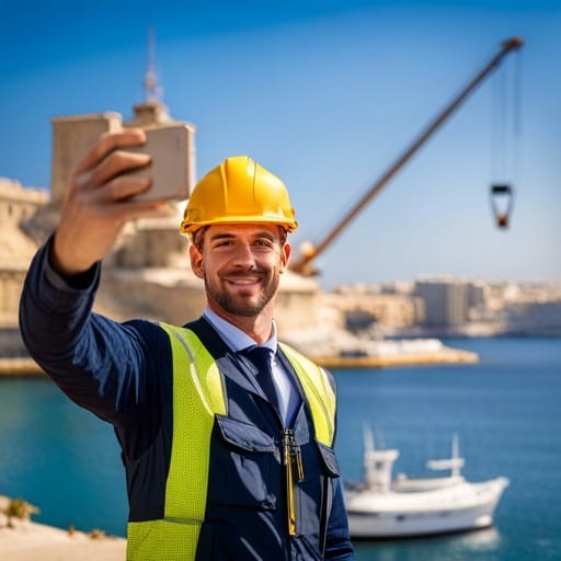 Crane selfies